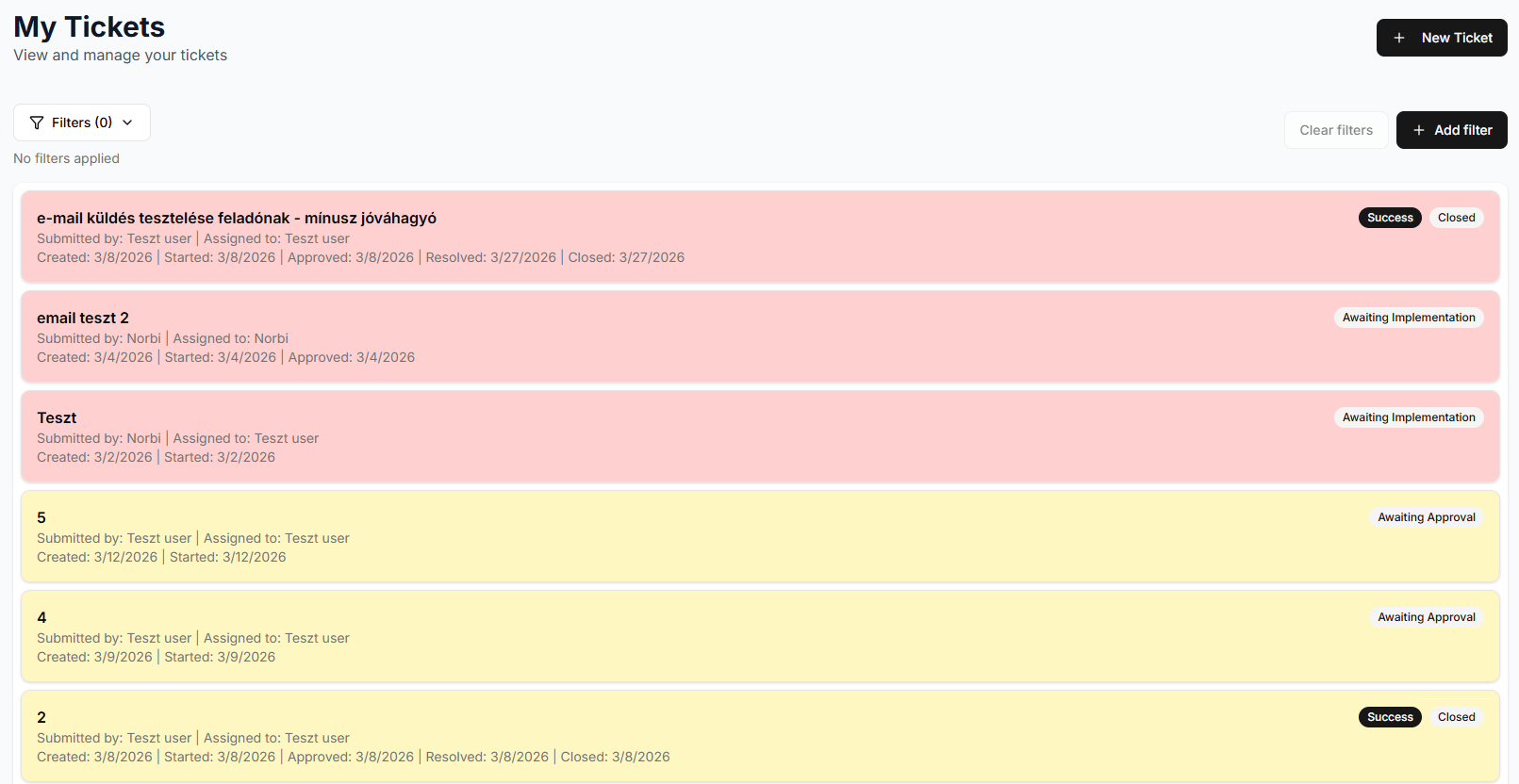 ConsultLess ticketing képernyő